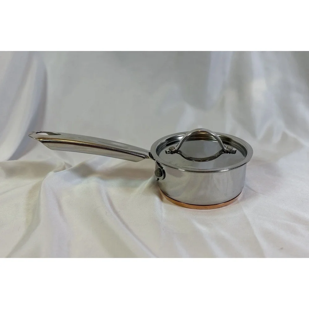 Martha Stewart Everyday 1/2 Quart Stainless Steel Sauce Pan/Pot and lid